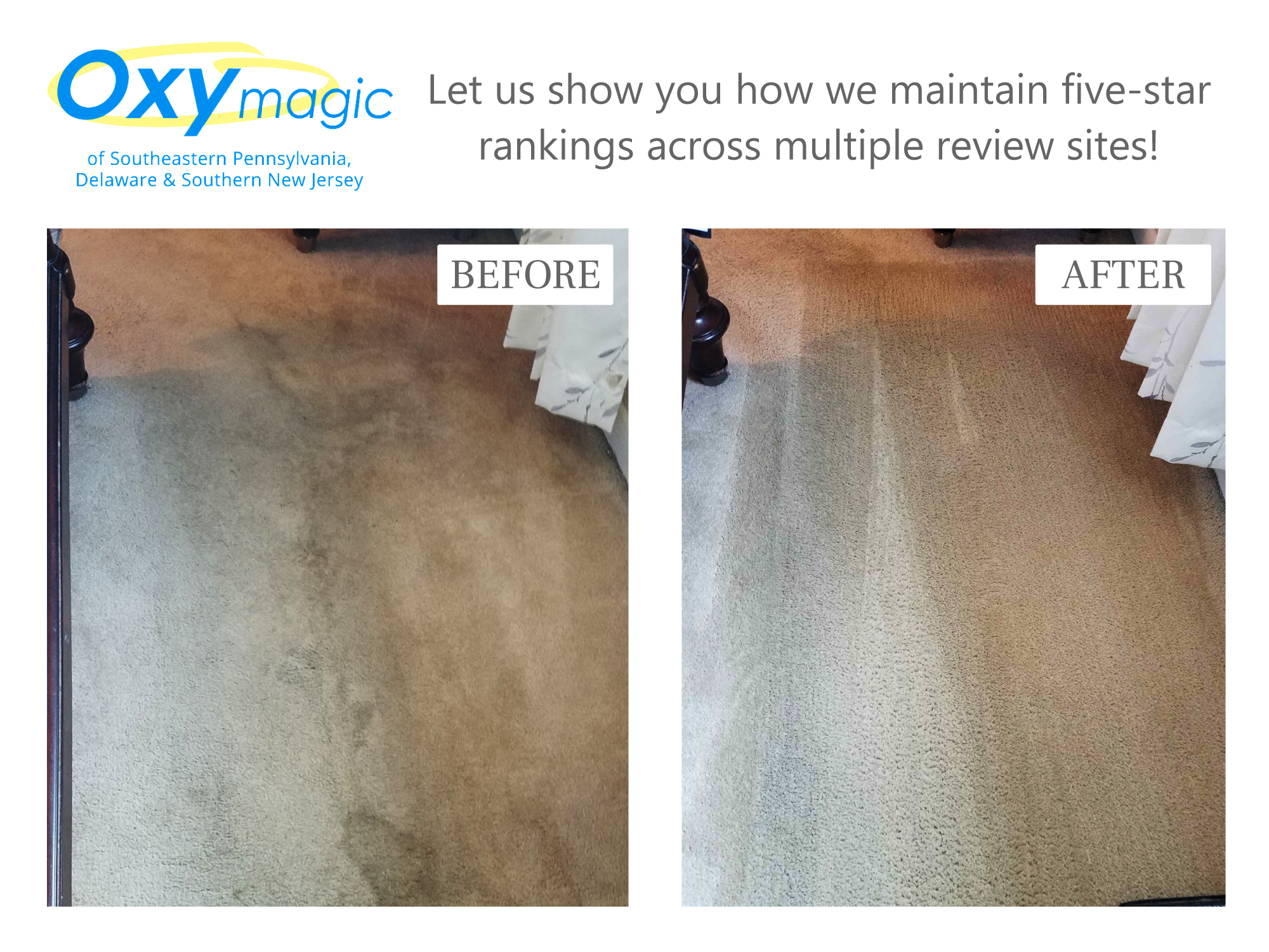 Before After Carpet Cleaning Picture Oxy Magic Of Sepa